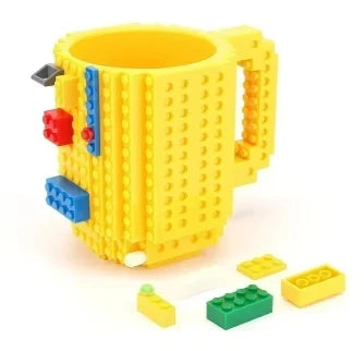 350ml Creative Milk Mug Coffee Cups Creative Build-on Brick Mug Cups Drinking Water Holder Building Blocks Design