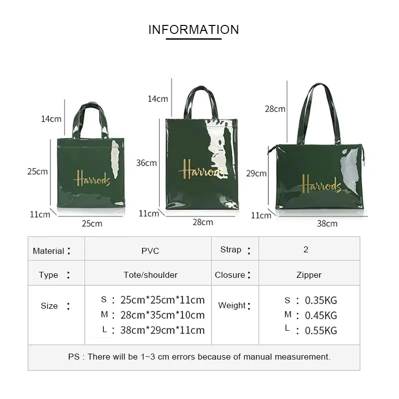 Simple Fashion Style Jelly Handbag For Woman Eco Friendly Flower Tote Shopping Bag Reusable Waterrproof PVC Shoulder Phone Bag