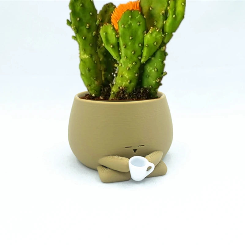 Cozy Pot Holding Drink Planter Pot Gardening Pot Small Plant Holder Air Plant Holder Plant Pots Flower Pots for Indoor Plants