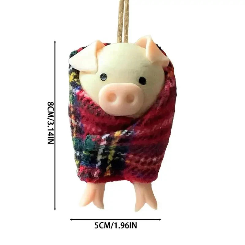 Pigs In Blankets Christmas Tree Pigs Ornament Handmade Pigs In Blankets Ornament Gift Box Decor Secret Santa Gift