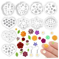 Polymer Clay Earring Making Kit Stainless Steel Cutters Mold Handmade Tool Pottery Diy Ceramic Craft Designer Jewelry Supplies