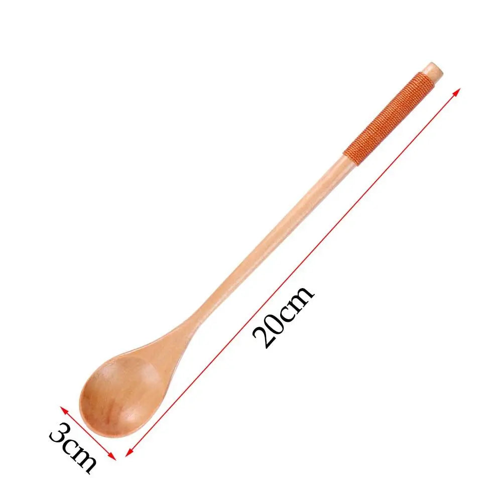 Creative Japanese Style Beech Spoons Branch Shape Long Handle Scoop Coffee Stirring Spoon Soup Spoon Tableware