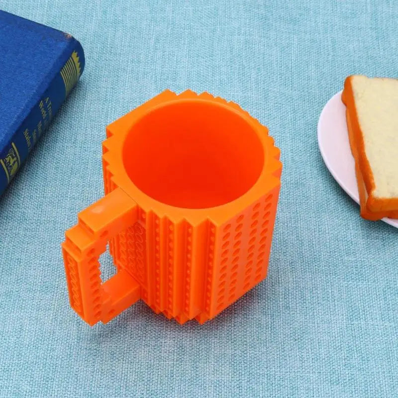 350ml Creative Milk Mug Coffee Cups Creative Build-on Brick Mug Cups Drinking Water Holder Building Blocks Design